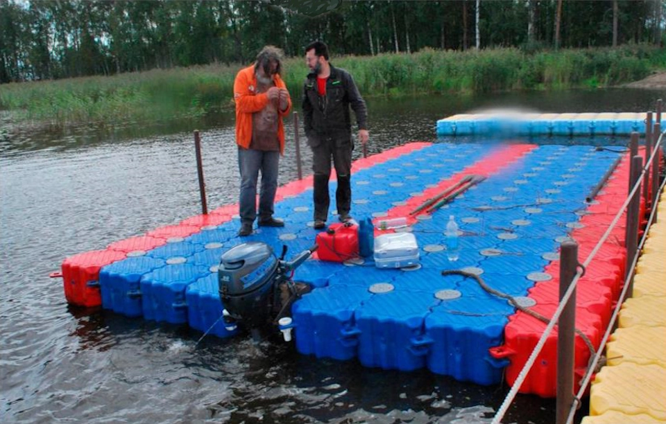 Платформа с мотором